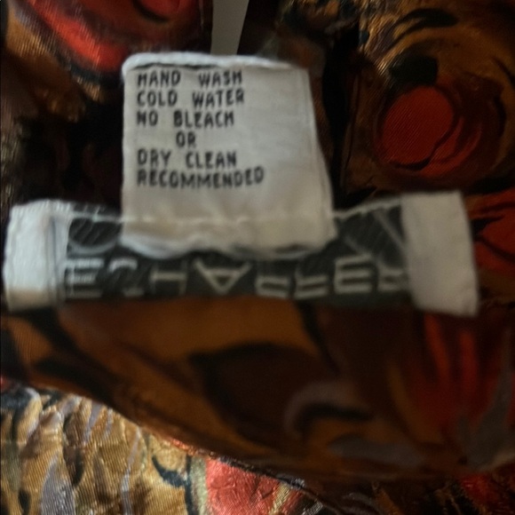 Vintage EJHarper Red and Brown Casual Button Down Shirt - Picture 8 of 8